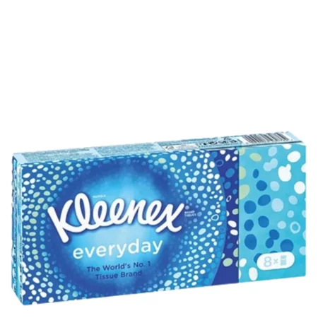 Kleenex Everyday Pocket Facial Tissues - 8 kpl