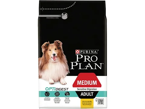 Purina Medium Adult Sensitive Digestion with OPTIDIGEST, Aikuinen, Maxi (26 - 44kg), Lammas, 14 kg