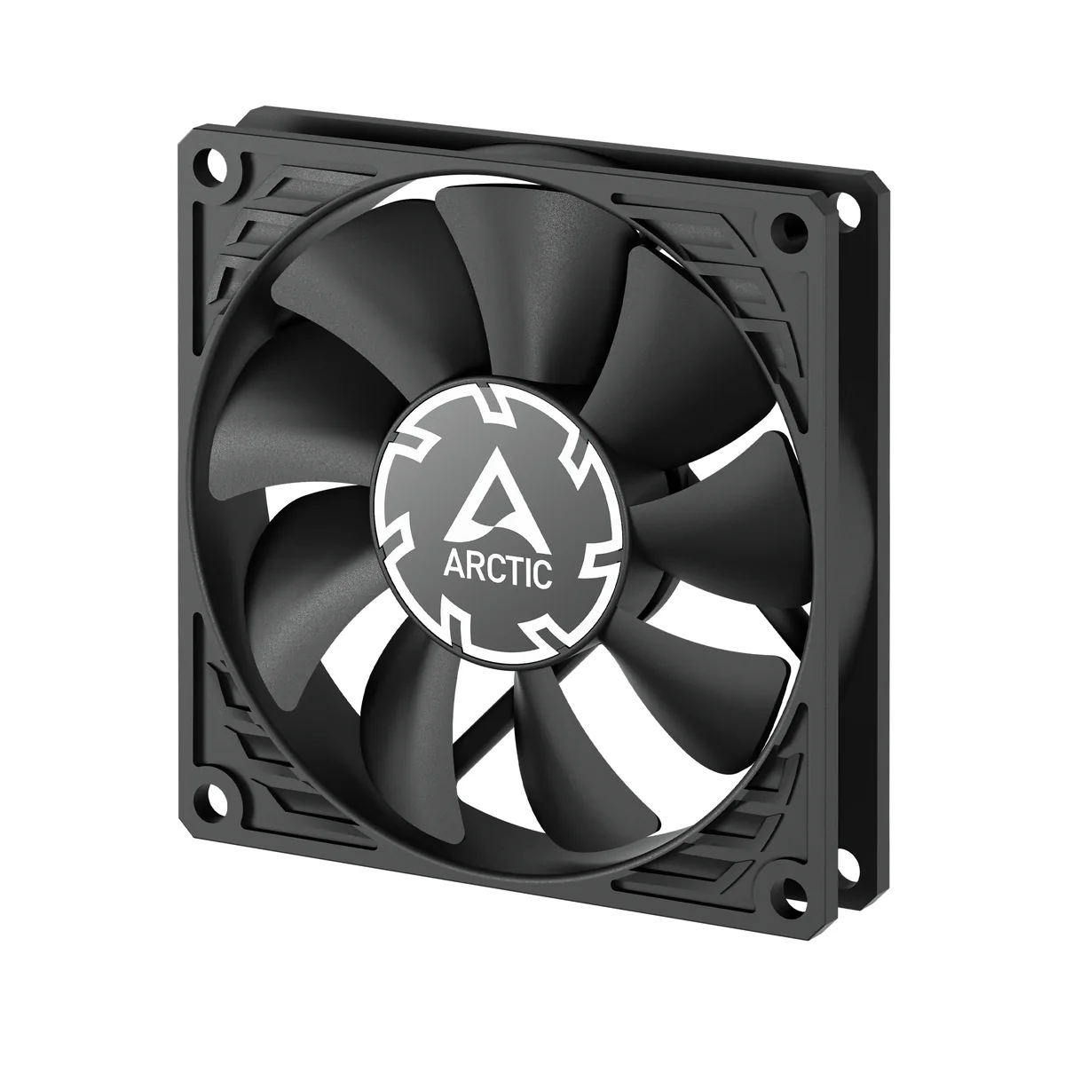 ARCTIC P8 Slim PWM PST -tuuletin, nestelaakeri, 80 mm, musta