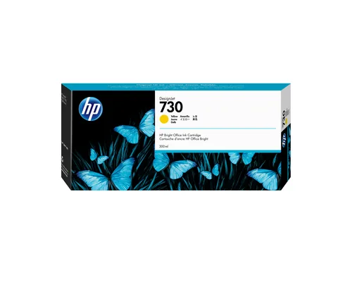 Hp Muste Keltainen 730 300ml - Dj T1700
