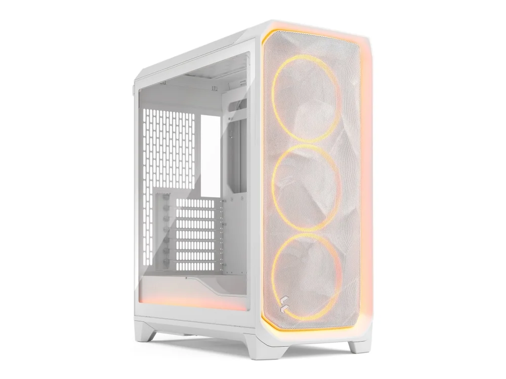 Fractal Design Meshify 3, PC, Valkoinen, ATX, EATX, mikro ATX, Mini-ITX, Terästä, Karkaistu lasi, Pelaaminen, Multi