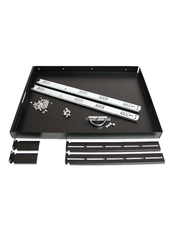 StarTech.com 22in Musta Deep Sliding Server Rack Cabinet Shelf