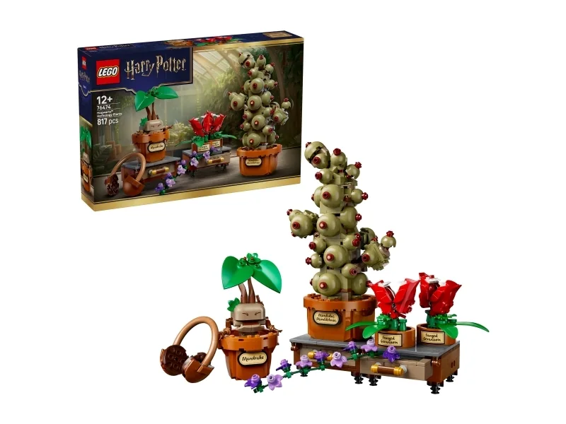 LEGO Harry Potter TM 76474 Tylypahkan yrttitiedon oppitunnin kasvit