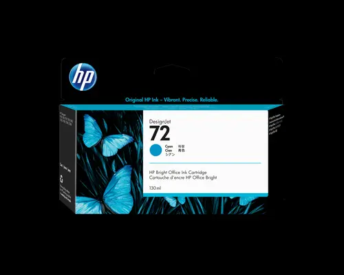 HP 72 -mustekasetti, 130 ml, cyan