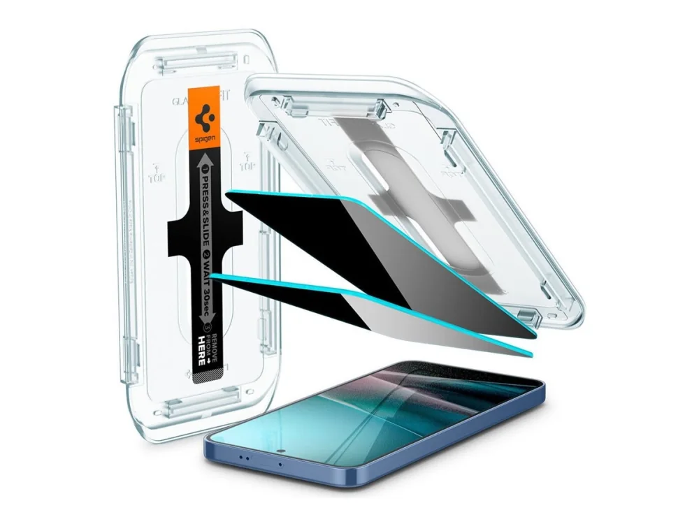 Spigen Glass tR EZ Fit HD (Privacy) 2 Pack - Samsung Galaxy S25+/S24+