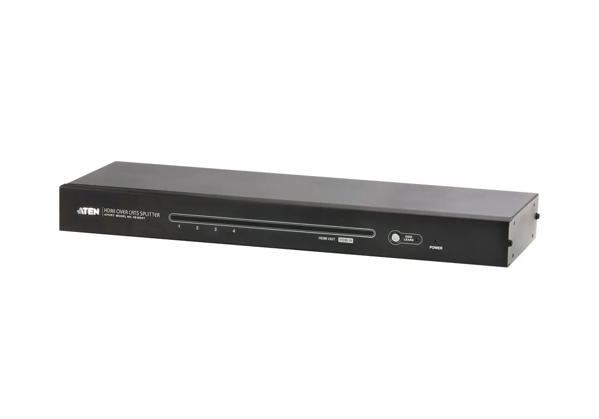 ATEN VS1804T-AT-G, HDMI, HDMI, 1920 x 1080 pikseliä, Musta, Metalli, Full HD