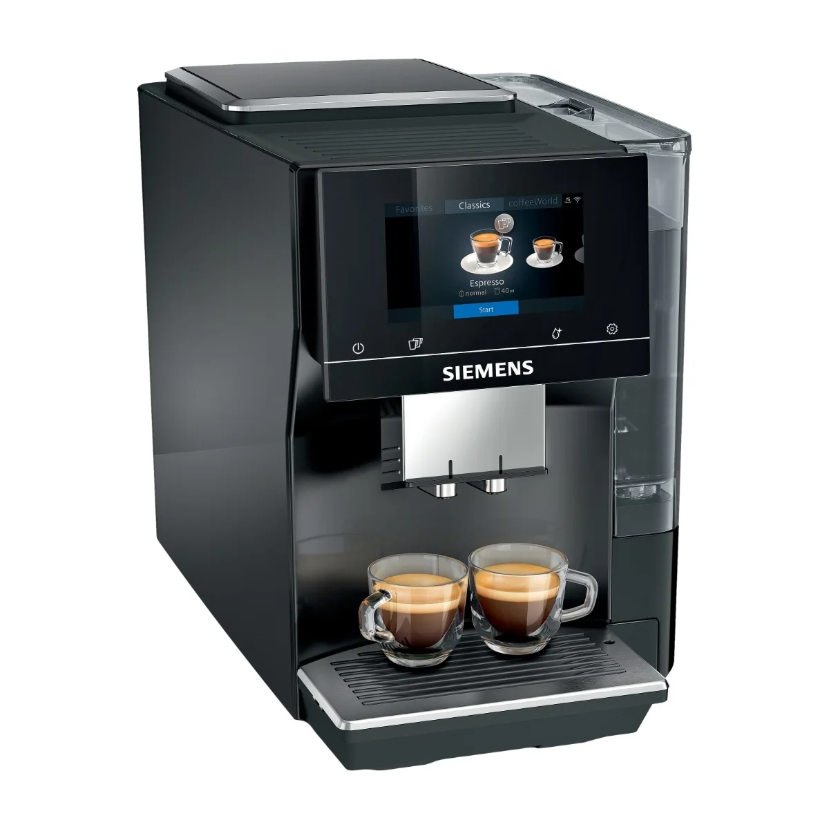 Siemens EQ700 Classic täysautomaattinen kahvinkeitin - pianomusta
