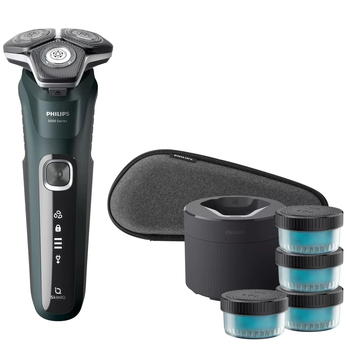 Philips Shaver Series 5000 S5884/69 -parranajokone, vihreä