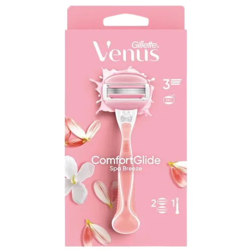 Gillette Venus ComfortGlide Spa Breeze Naisten Höylä Sisältää 2 Vaihtoterää