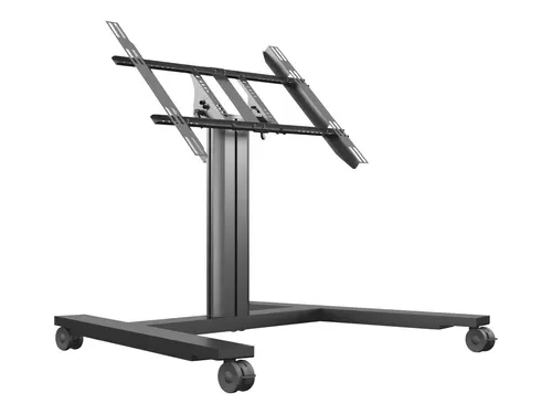 Multibrackets M Public Display Stand 80 HD Wheelbase Single Black - Max 60 kg - recommended for 55"