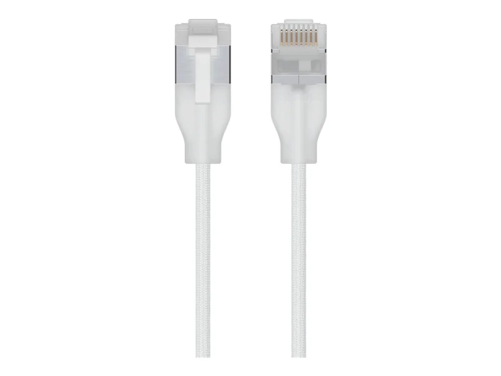 Ubiquiti UACC-Cable-Patch-EL-C6A-12M-W, 12 m, Cat6a, RJ-45, RJ-45, Läpikuultava, Valkoinen