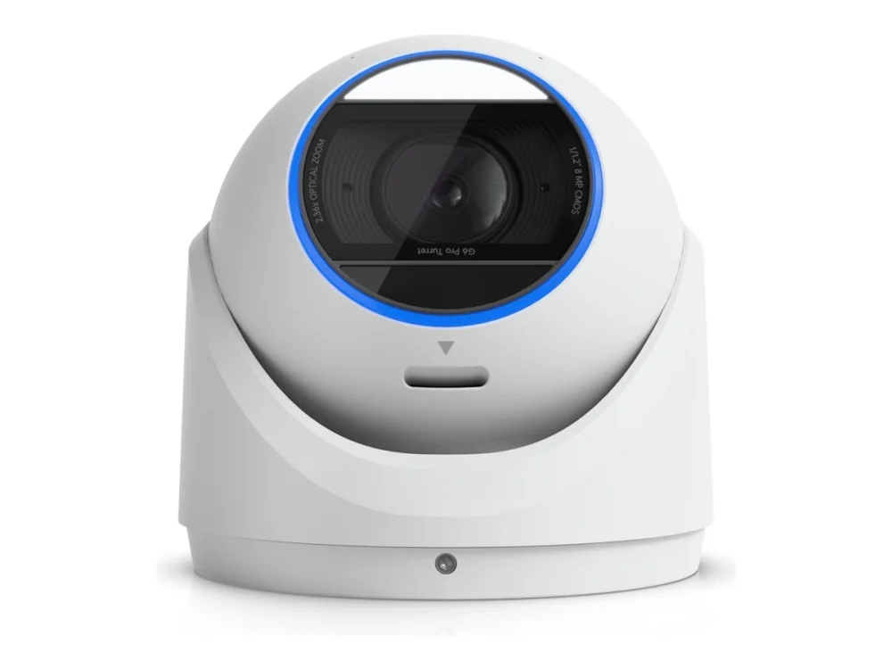 Ubiquiti G6 Pro Turret, IP-turvakamera, Sisätila ja ulkotila, Langallinen, ARM Cortex-A53, Katto/seinä, Valkoinen