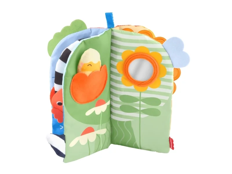 Fisher-Price Sensory Seasons Soft Book, leikkiä vatsallaan syntymästä lähtien, 0 vuosi/vuosia, Kangas, Muovi, Monivärinen