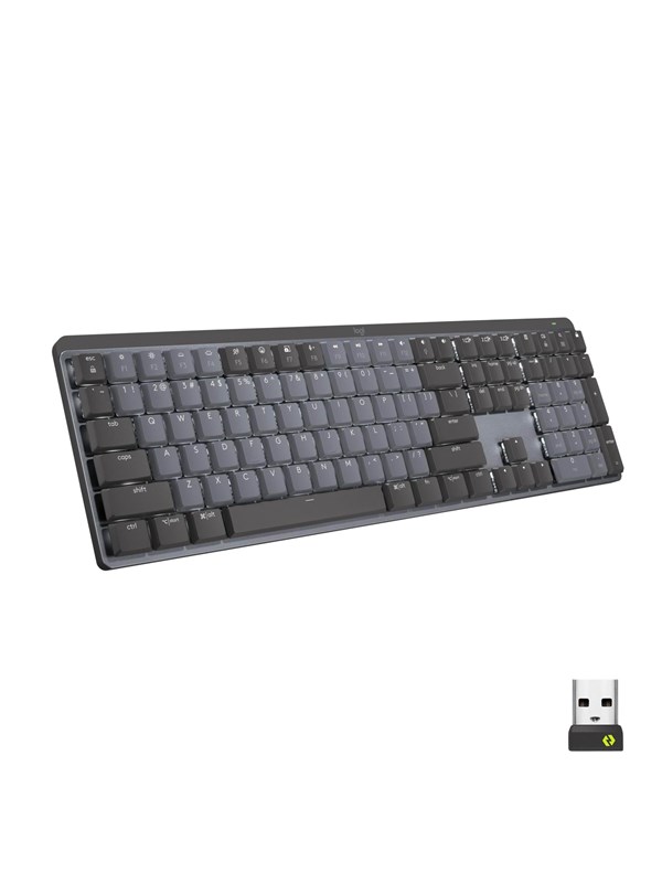 Logitech Master 920-010758 Näppäimistö Office Rf Wireless + Bluetooth Qwerty Kansainvälinen (us) Grafiitti Langaton Logitech Linear Kansainvälinen (us)
