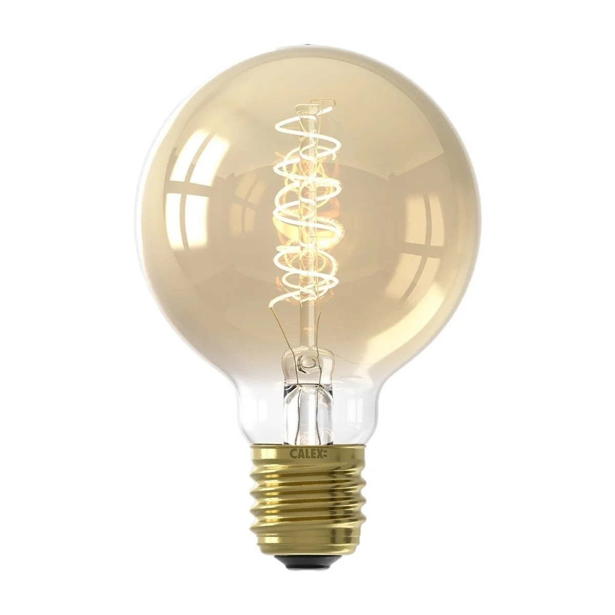 Calex E27 G80 3,8W LED filament flex 821 kulta him