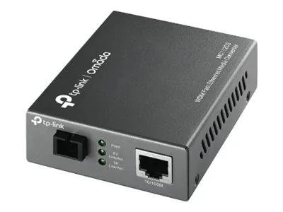 TP-LINK, fiber SC singlemode - TP(RJ45), WDM, 10/100Mbps, 20km