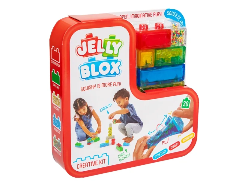 Jelly Blox -luova rakennussarja, 20 aistillista rakennuspalikkaa
