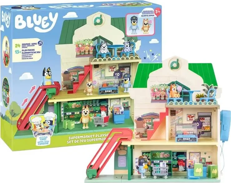 Spectron Bluey Let's Play Chef - Supermarket Playset