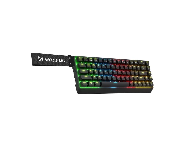 Wozinsky WKGP-1165 Mechanical RGB Backlit Gaming Keyboard - Black (US International ISO) - US International - Musta