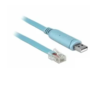 DeLOCK 63289, USB A-tyyppi, RJ-45, Sininen, FTDI FT232RL, 256 B, Muovipussi