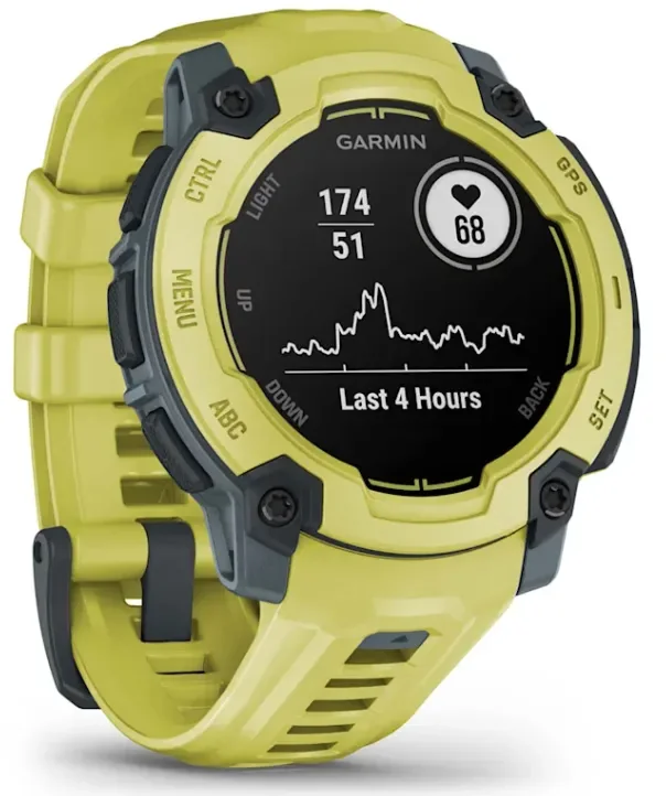 Garmin Instinct E älykello - 45 mm, limen värinen ranneke