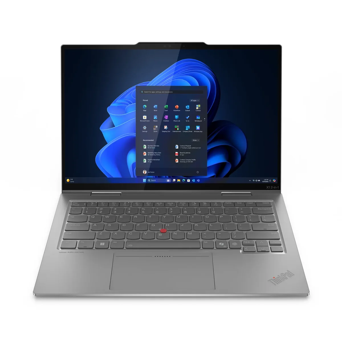 Lenovo ThinkPad X1 2-in-1 Gen 10 Aura Edition 14" 16 Gt, 512 Gt, Win 11 Pro -kannettava, harmaa