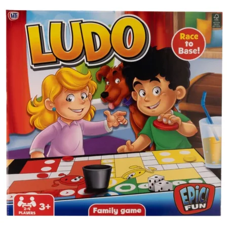 HTI Ludo Traditional Family Board Game