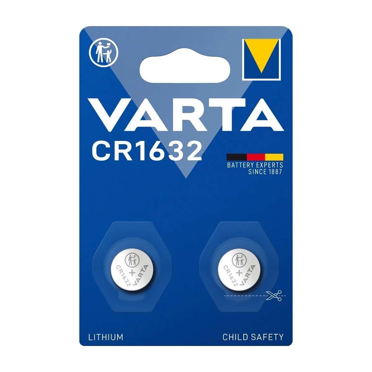 VARTA CR1632-nappiparisto, 2 kpl