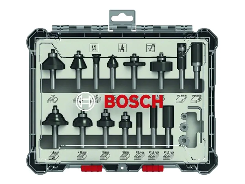 Bosch LEIKKURI-SARJA HM 8MM 15 OSAA