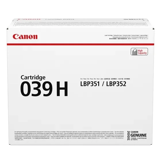 Canon 039H XXL-laservärikasetti, musta