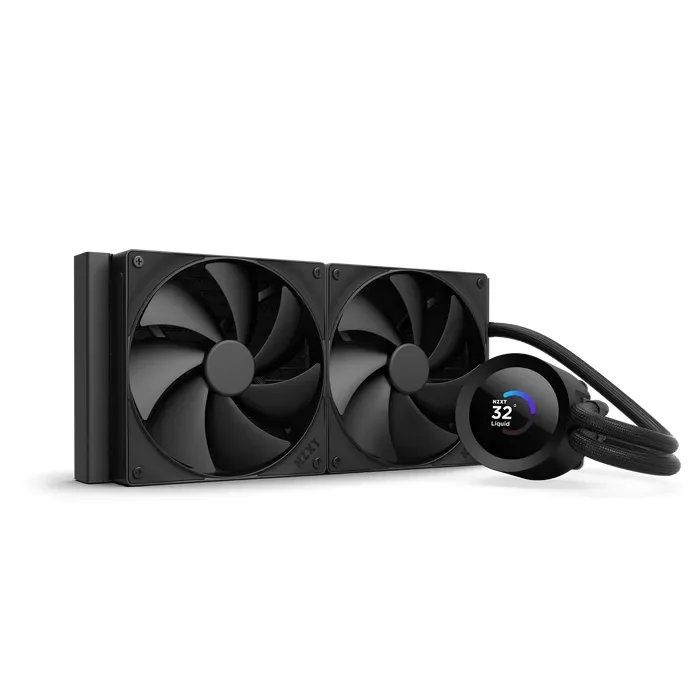 NZXT Kraken Plus 280, All-in-one-nesteenjäähdytin, 14 cm, musta
