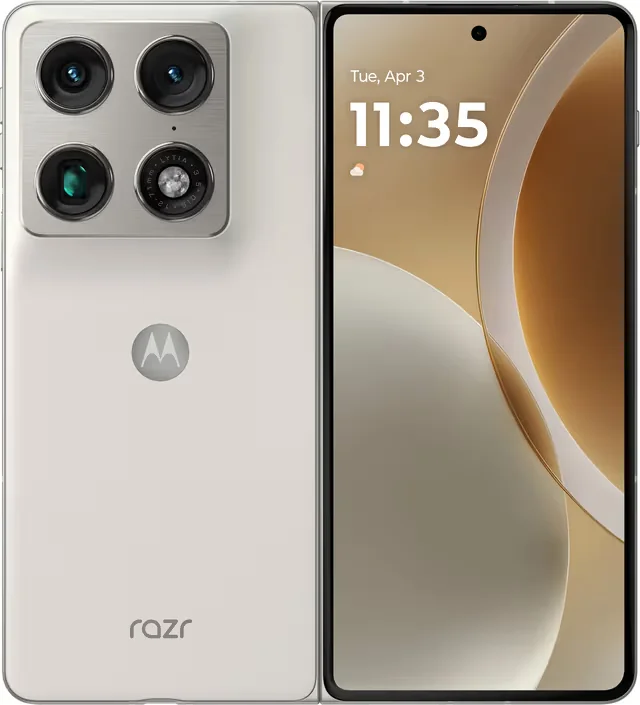 Motorola razr fold 512GB/16GB - PANTONE Lily White