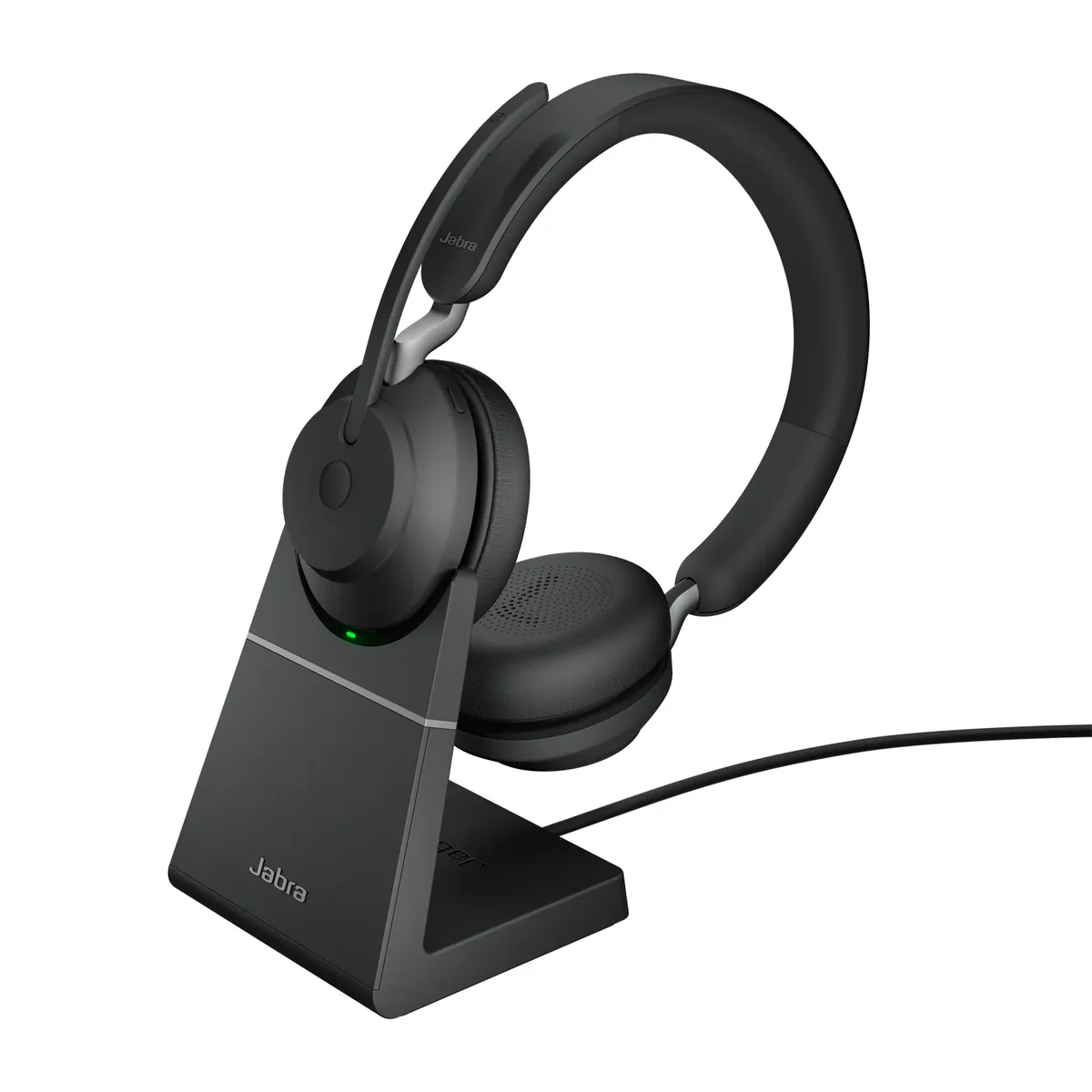 Jabra Evolve2 65 UC -langaton stereokuulokemikrofoni + latausteline, musta