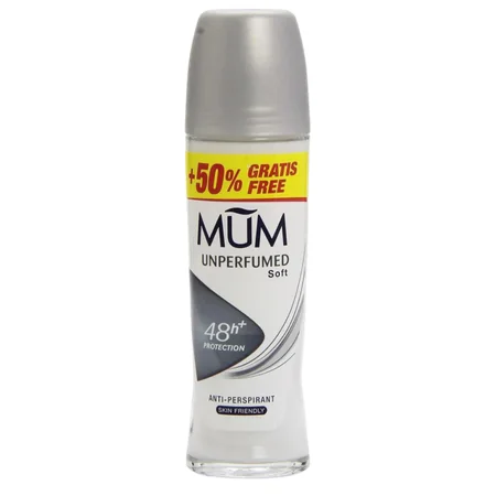 Mum Unperfumed 48H Anti-Perspirant Deodorant Roll-On – 75 ml