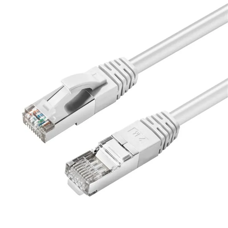 MicroConnect Cat6a S/FTP RJ45 20m -verkkokaapeli, valkoinen