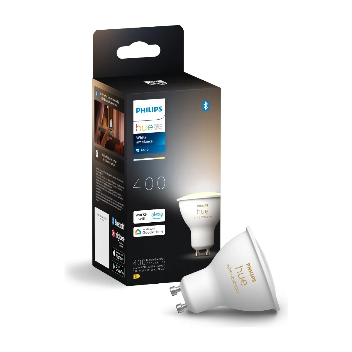 Philips Hue WA -älylamppu 4.2W GU10