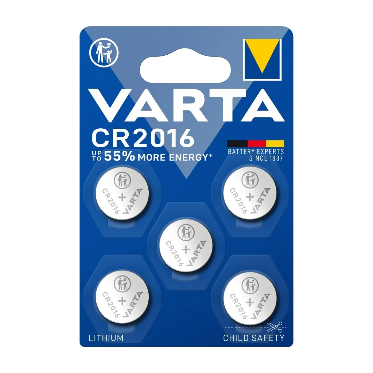 VARTA Professional battery - 5 x CR2016 - Li