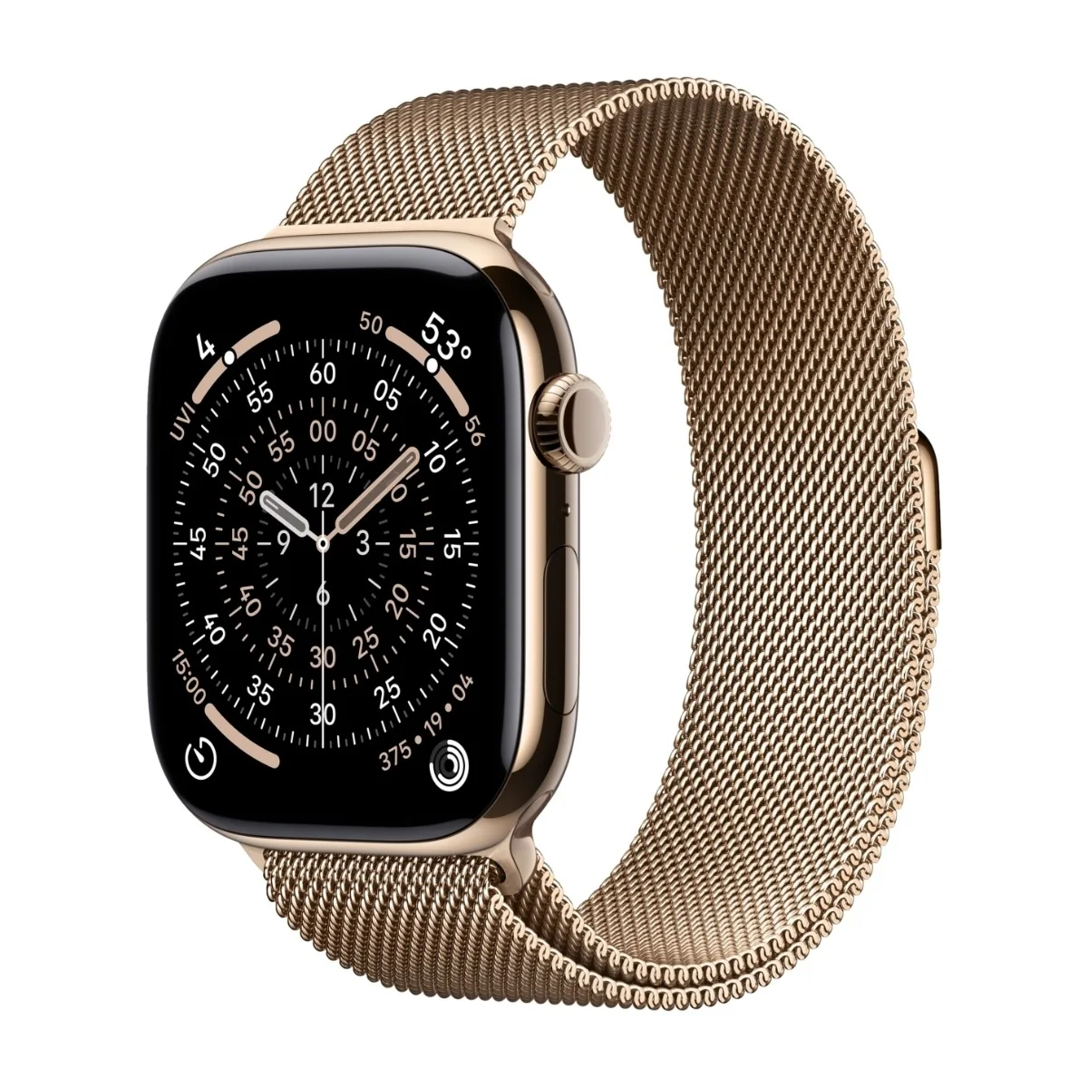 Apple Watch S11 46mm CEL (kultatitaani/kult. milanolaisranneke) S/M