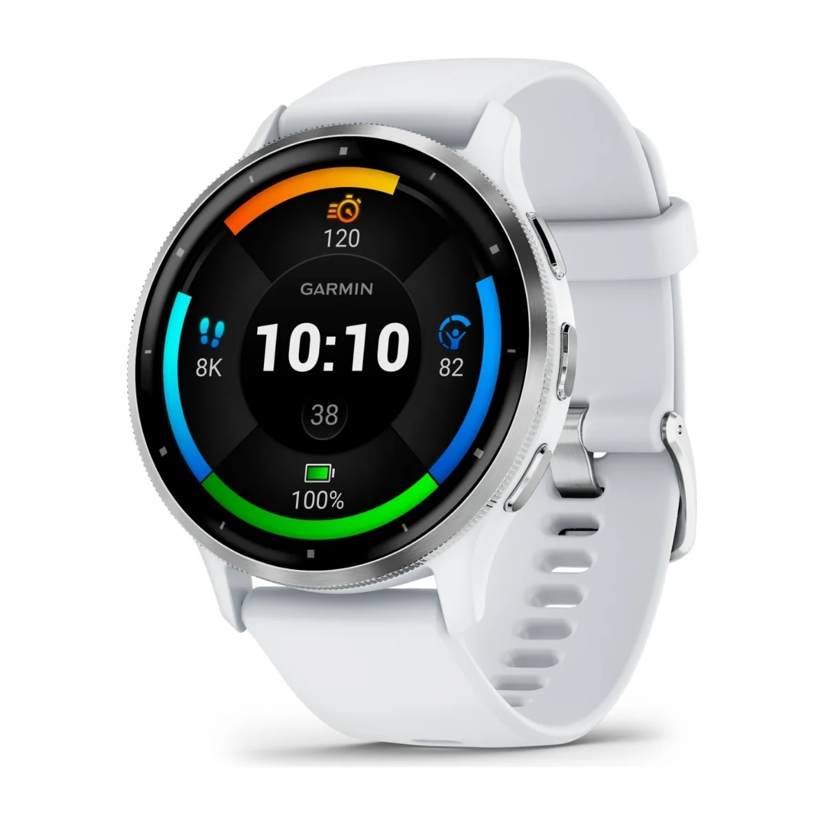 Garmin Venu 3 45mm -älykello, valkoinen