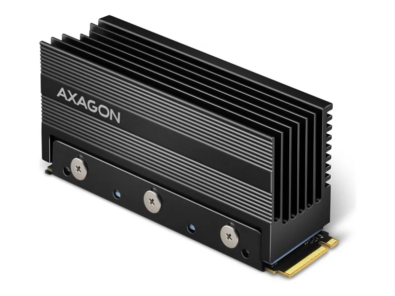 AXAGON CLR-M2XL passiivinen - M.2 SSD, 2280 - Alumiininen lämpölevy jäähdytysripojen kanssa
