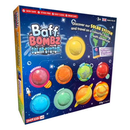 Zimpli Kids Baff Bombz Solar System Bath Bomb Set