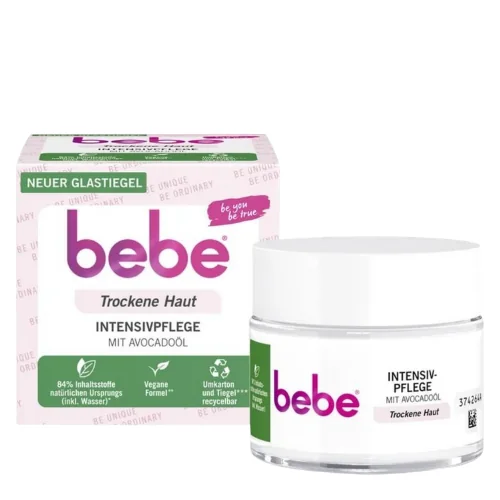 Bebe Intensive Care Kasvovoide Kuivalle Iholle Avokadoöljyllä - 50 ml