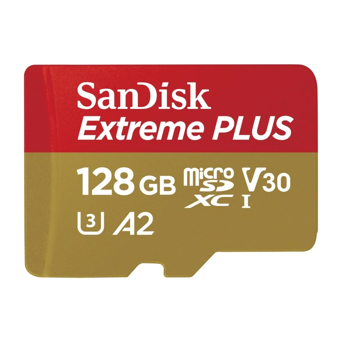 SanDisk 128 Gt MicroSDXC UHS-I U3 V30 A2 -muistikortti + SD-adapteri