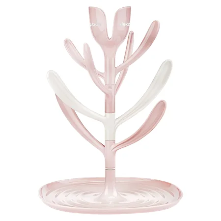 Kikka Boo Bottle Drying Rack Tree – Vaaleanpunainen