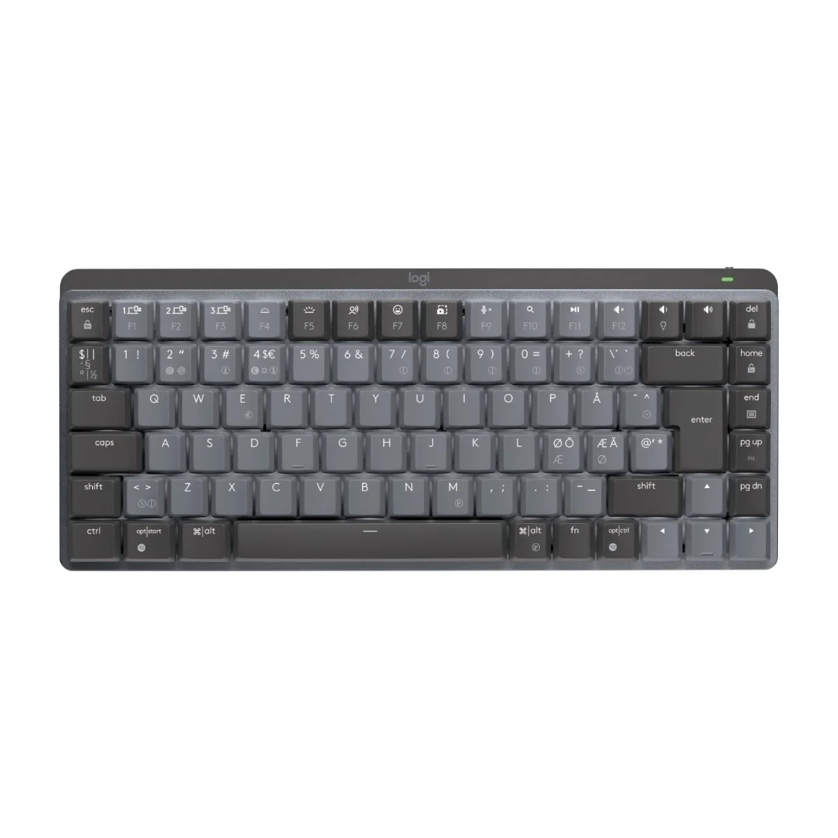 Logitech MX Mechanical Mini langaton näppäimistö clicky
