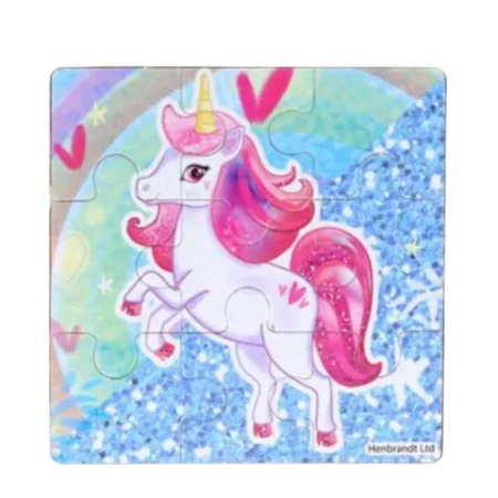 Fun Toys Unicorn Jigsaw Wooden Puzzle Assorted 11 cm – 1 Kpl