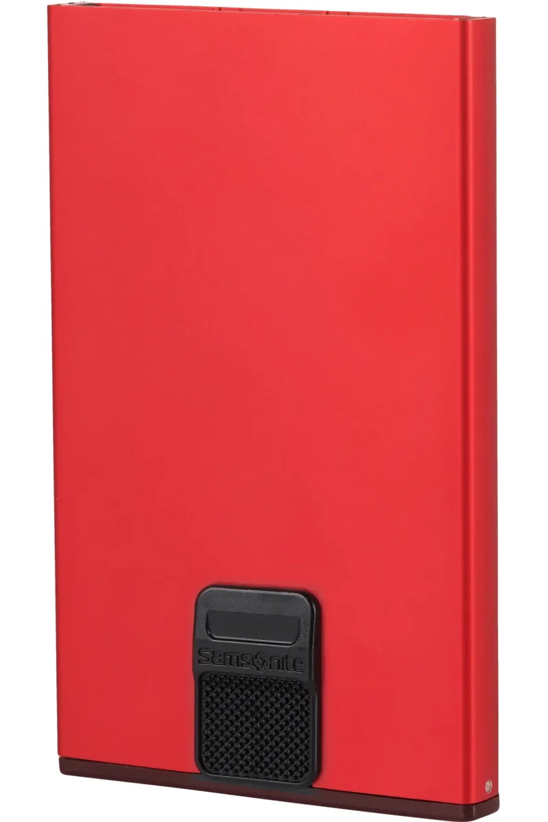 Samsonite  Alufit RFID - korttikotelo, Slide Alu Punainen