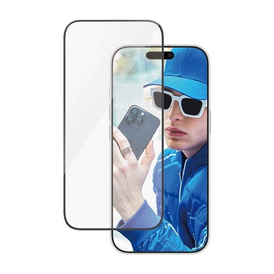 PanzerGlass ® Screen Protector iPhone 16 Pro | Ultra-Wide Fit, Apple, Apple - iPhone 16 Pro, Asennus kuivana, Naarmuuntumisenkestävä, Iskunkestävä, Läpinäkyvä, 1 kpl