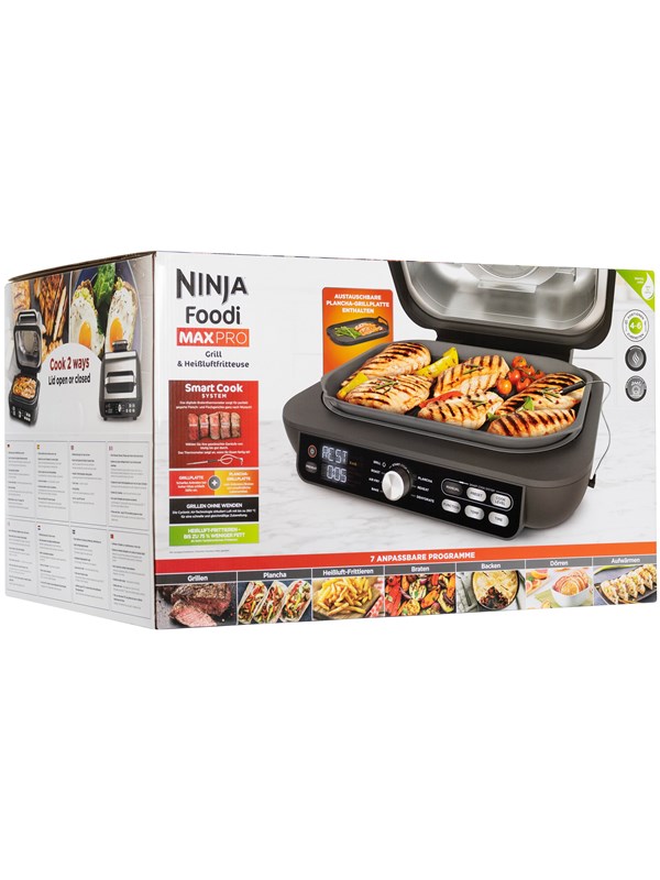 Ninja AG651EU, Musta, Suorakulmainen, Painikkeet, Rotaatio, 704 cm², Keraaminen, 2460 W