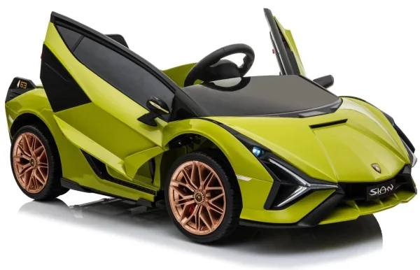Netcentret Azeno - Sähköauto - Lisensoitu Lamborghini Sian - vihreä (6950680)